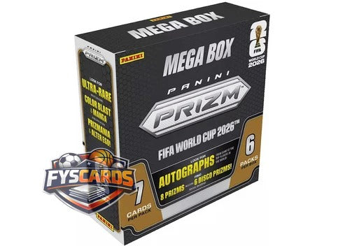 2026 Panini Prizm FIFA World Cup - Hobby Mega Box