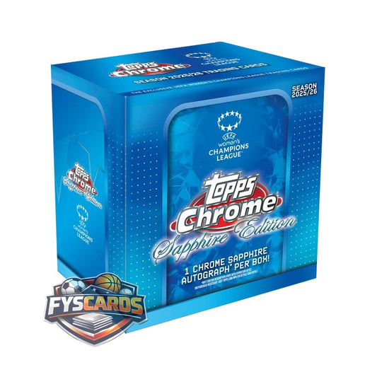 Topps Chrome Sapphire UEFA Women's Champions League 2025/26 – Hobby Box