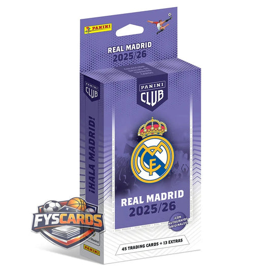 Panini Club Real Madrid 2025/26 - Blister - Colección Oficial Panini