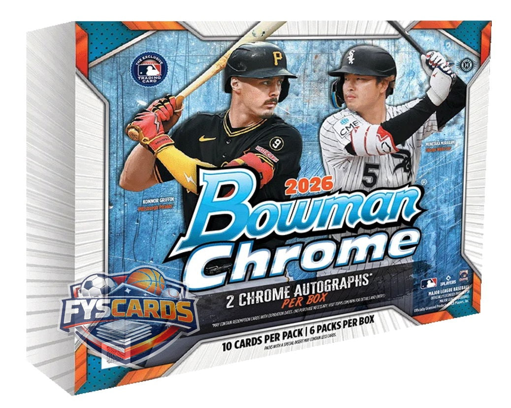 2026 Bowman Chrome Baseball - Hobby Box